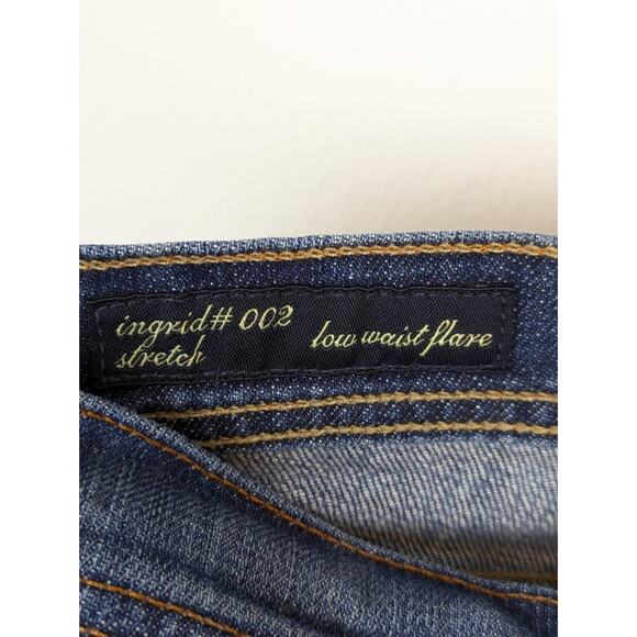 Citizens of Humanity Jeans Denim Ingrid Low Rise Flare Y2K Designer Blue Size 29 - Picture 9 of 15